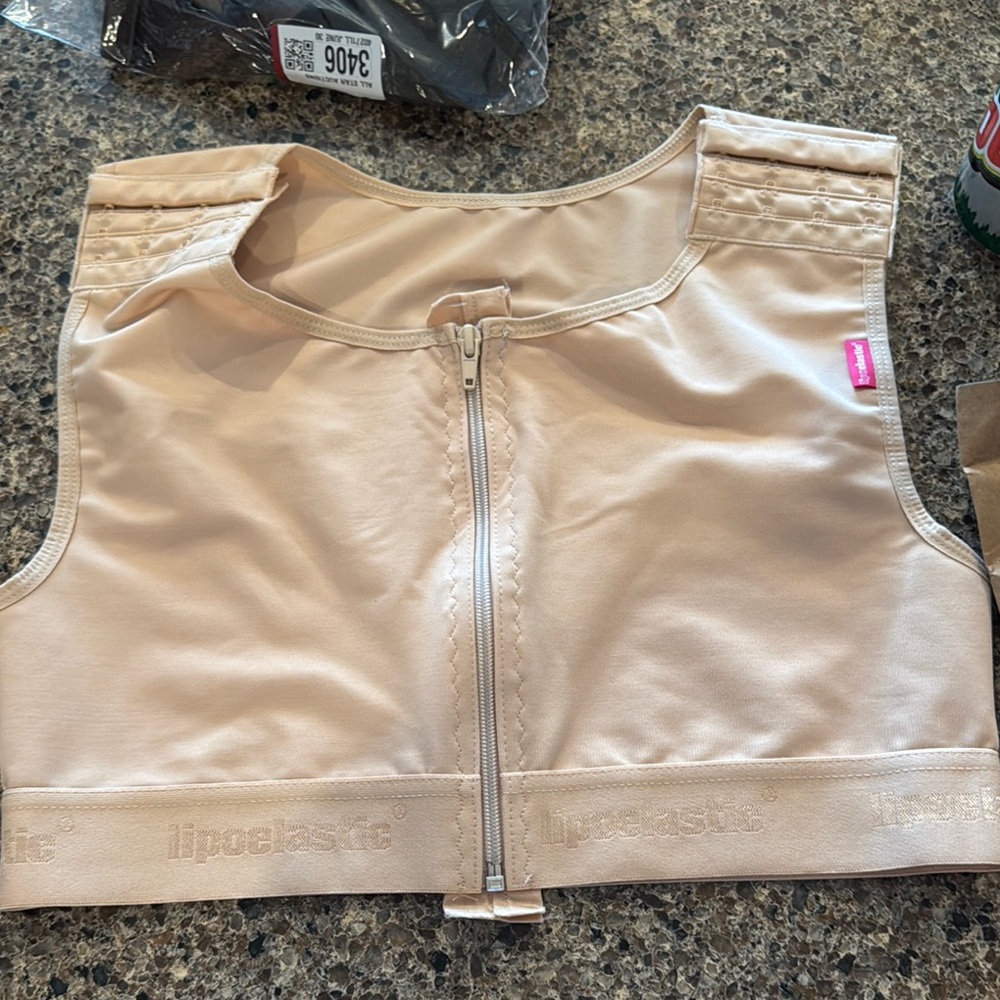 Mens beige support garment